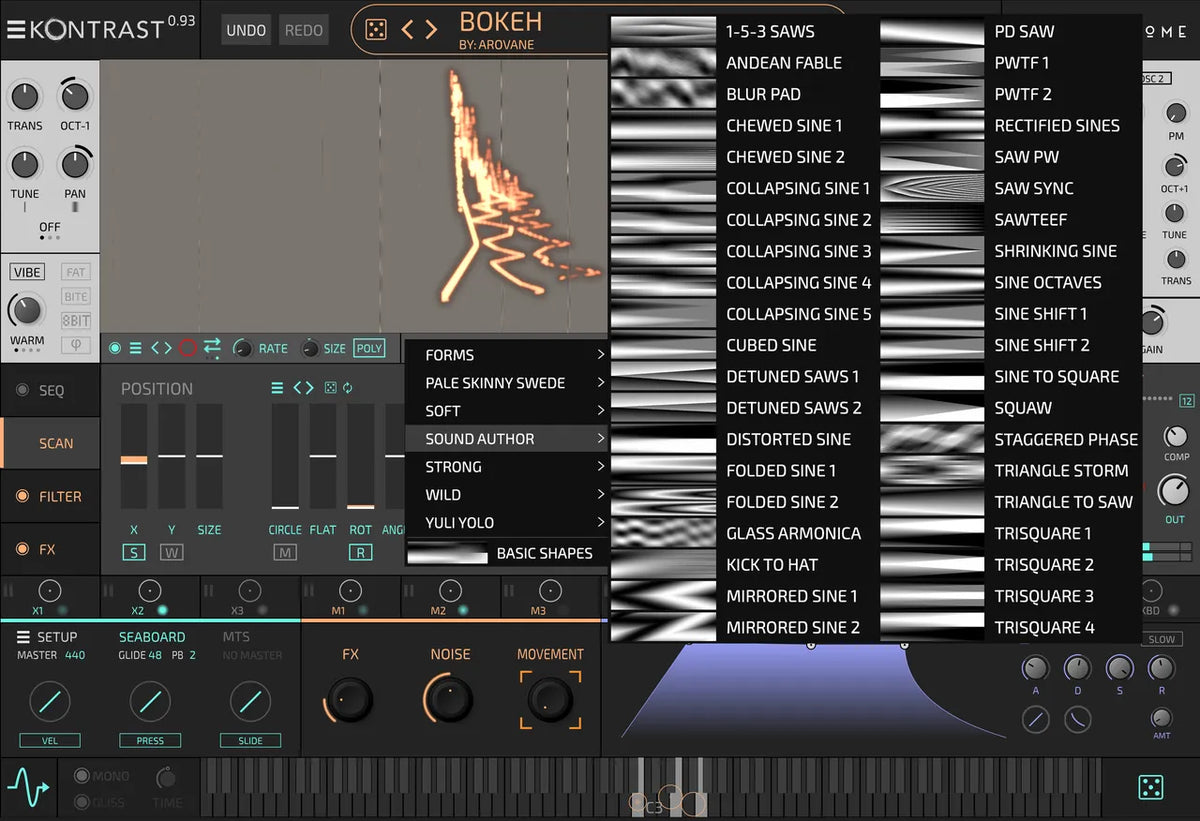 Tracktion Dawesome Kontrast
