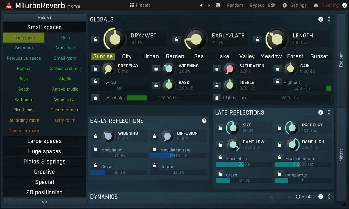 Melda MTurboReverbLE