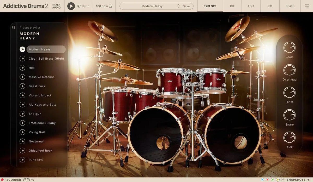XLN Audio Addictive Drums 2: Metal &amp; Heavy Collection