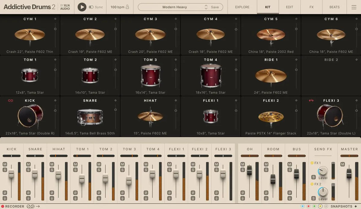 XLN Audio Addictive Drums 2: Metal &amp; Heavy Collection