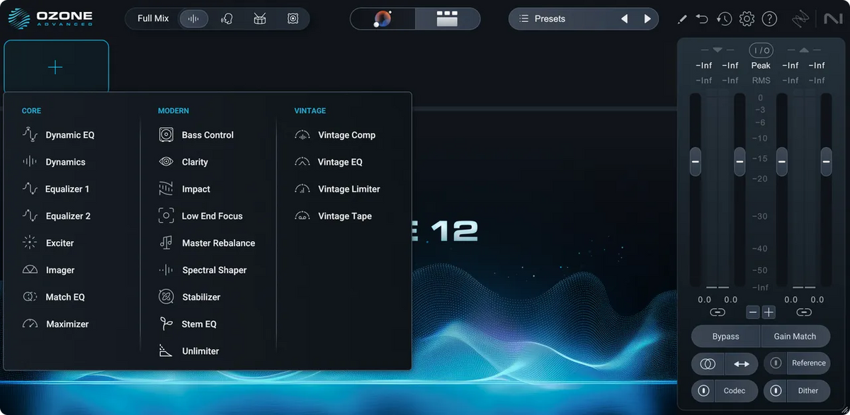 iZotope Ozone 12 Advanced: Crossgrade from any iZotope product