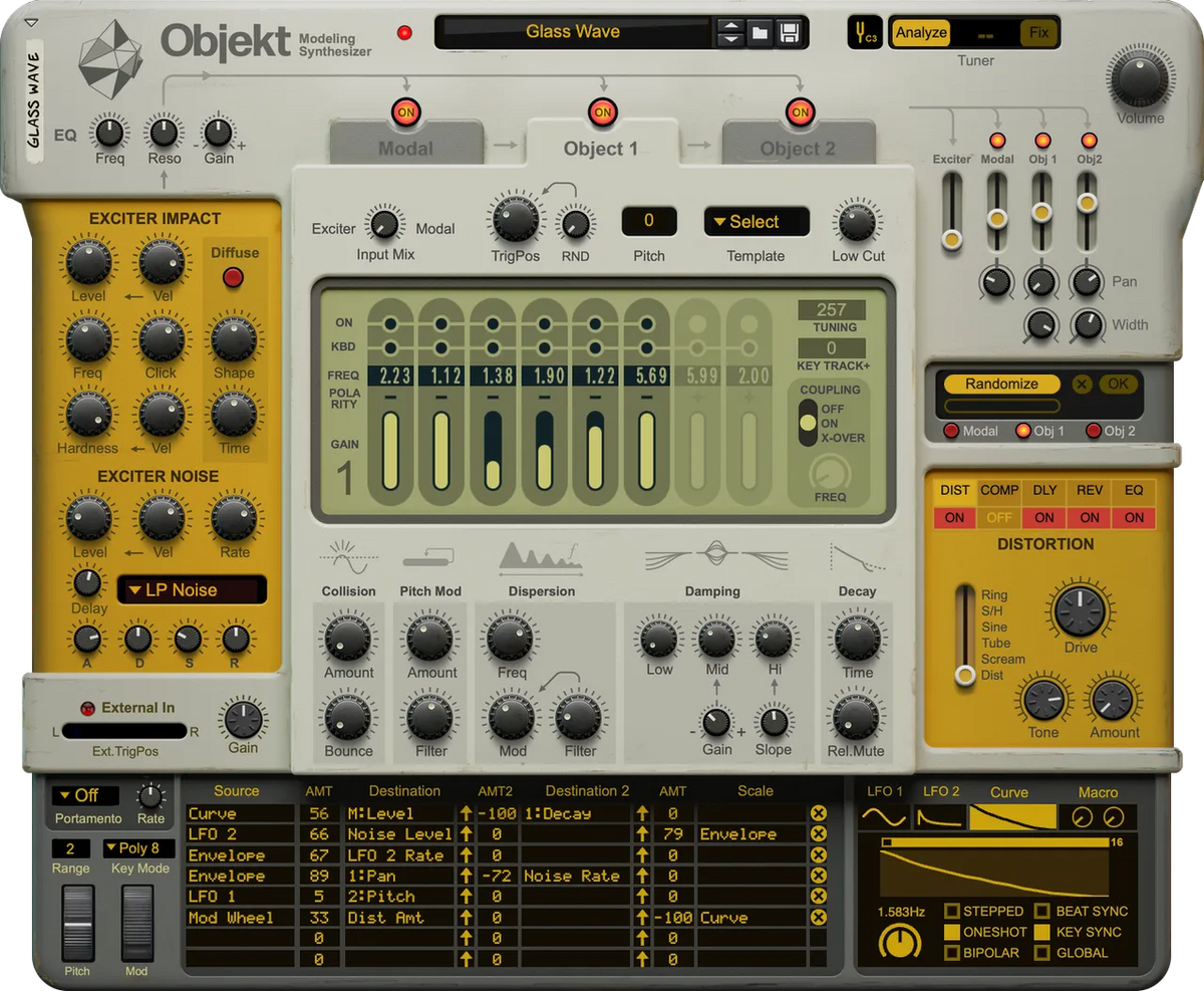 Reason Studios Objekt