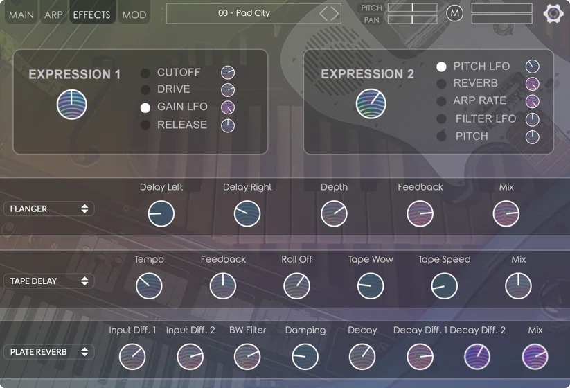 Nightfox Audio Pad City
