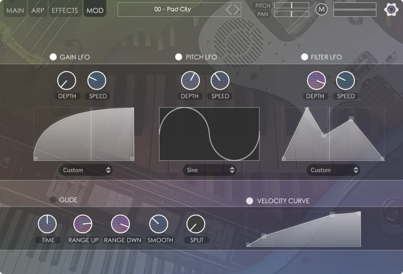 Nightfox Audio Pad City