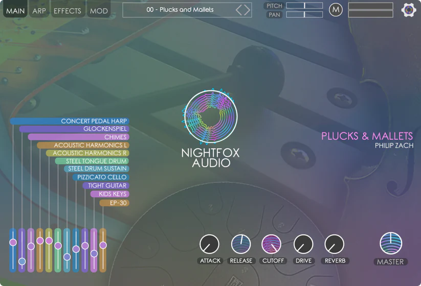 Nightfox Audio Plucks &amp; Mallets