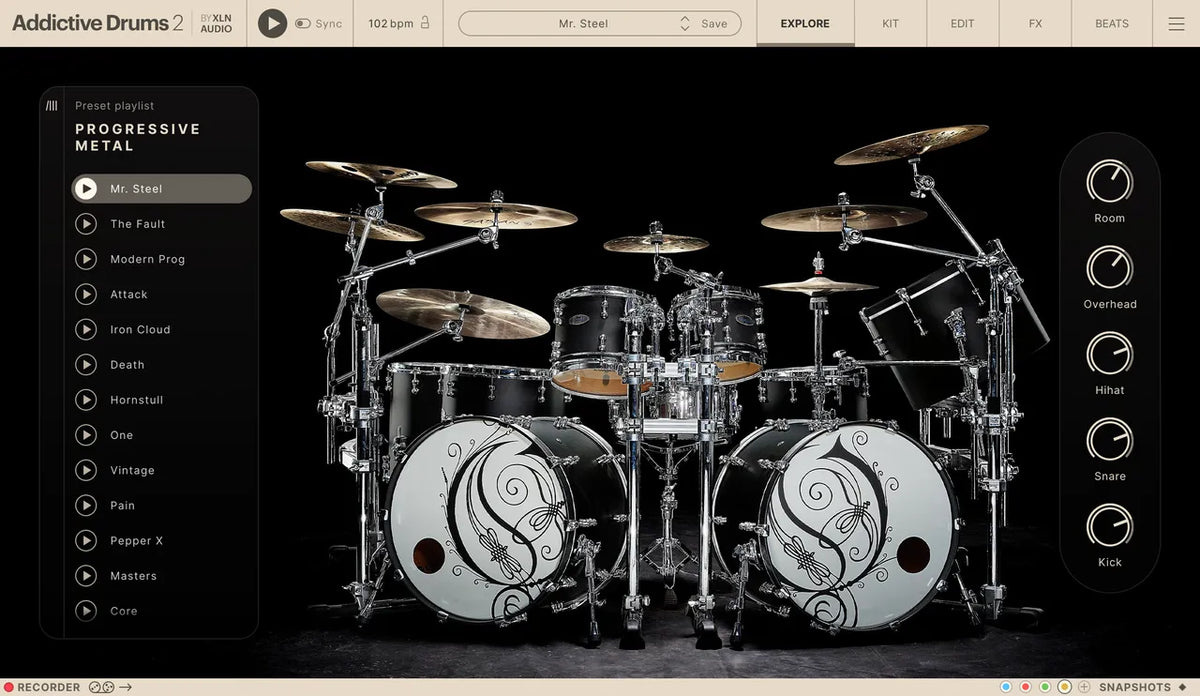XLN Audio Addictive Drums 2: Progressive and Heavy Collection