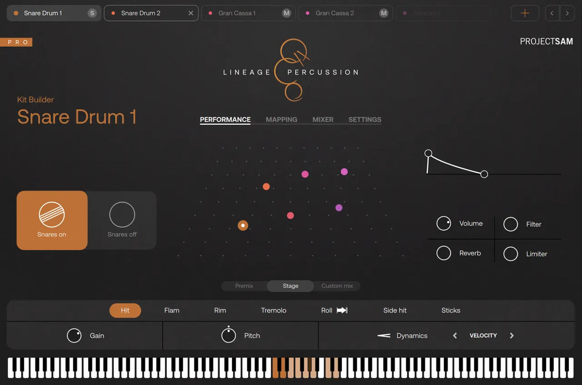 ProjectSam Lineage Percussion Core