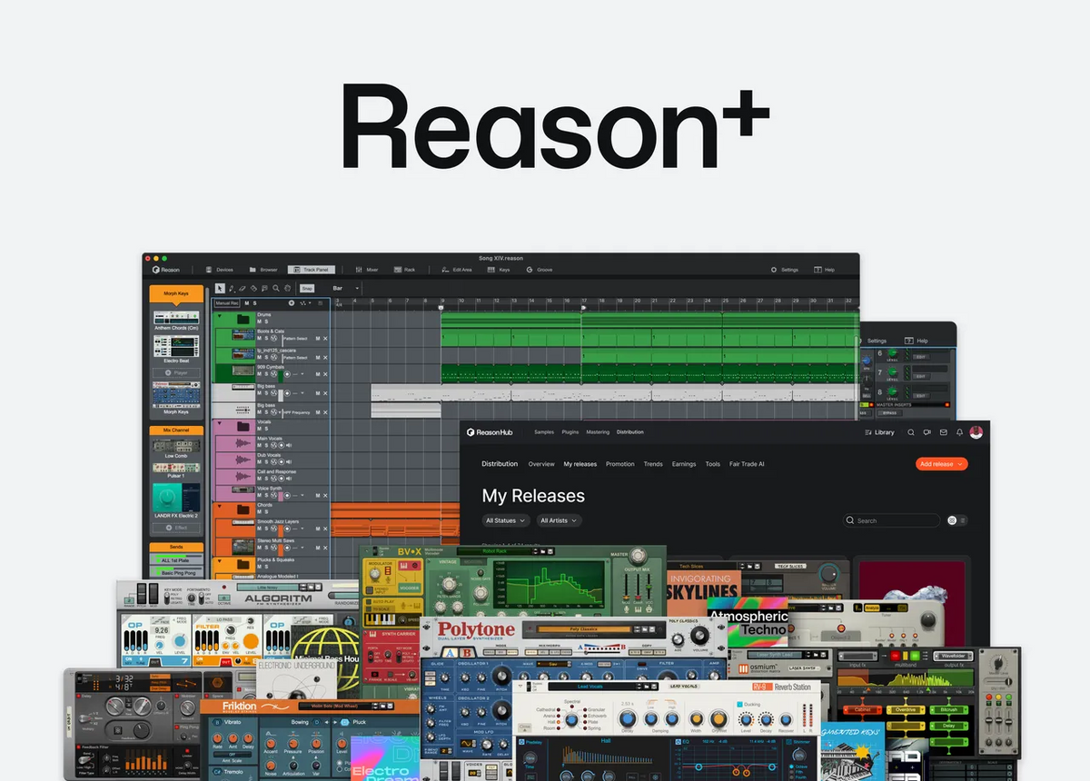 Reason Studios Reason Plus 1 Year Subscription