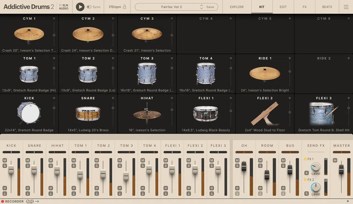XLN Audio Addictive Drums 2: Rock Collection