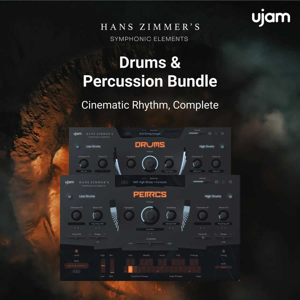 UJAM Hans Zimmer’s Symphonic Elements Drums &amp; Percussion Bundle