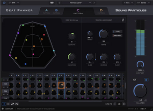 Sound Particles Beat Panner
