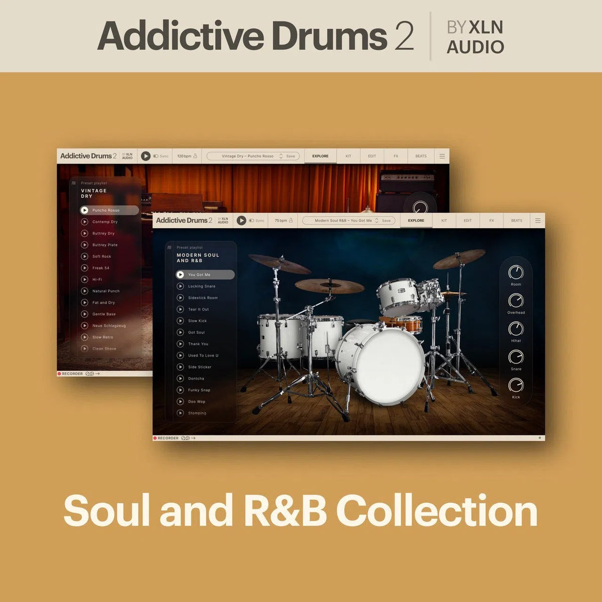 XLN Audio Addictive Drums 2: Soul and R&amp;B Collection