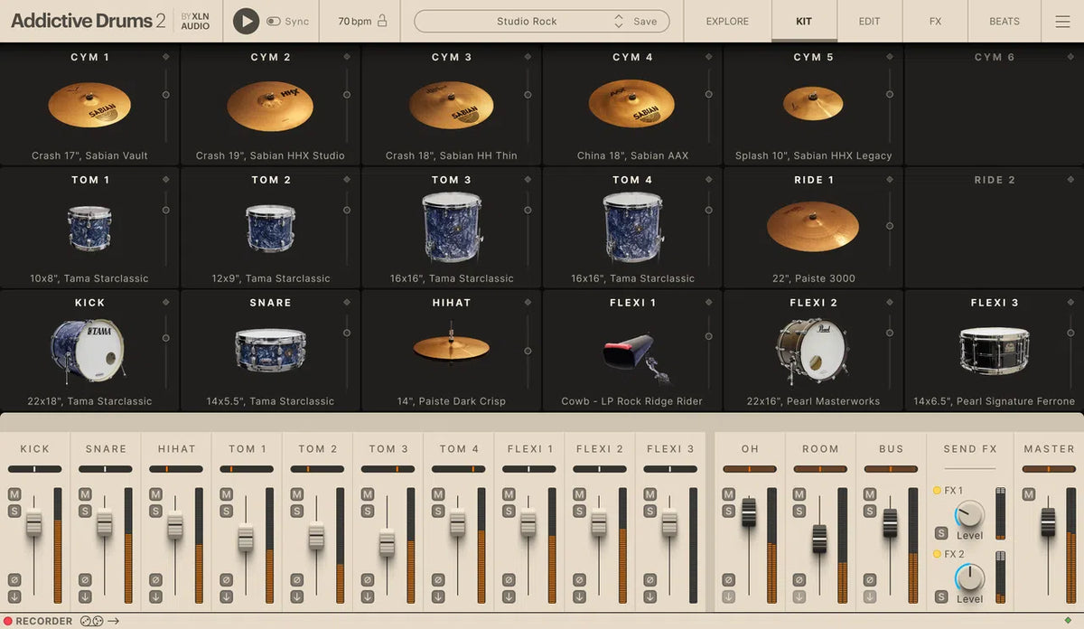 XLN Audio Addictive Drums 2: Studio Collection