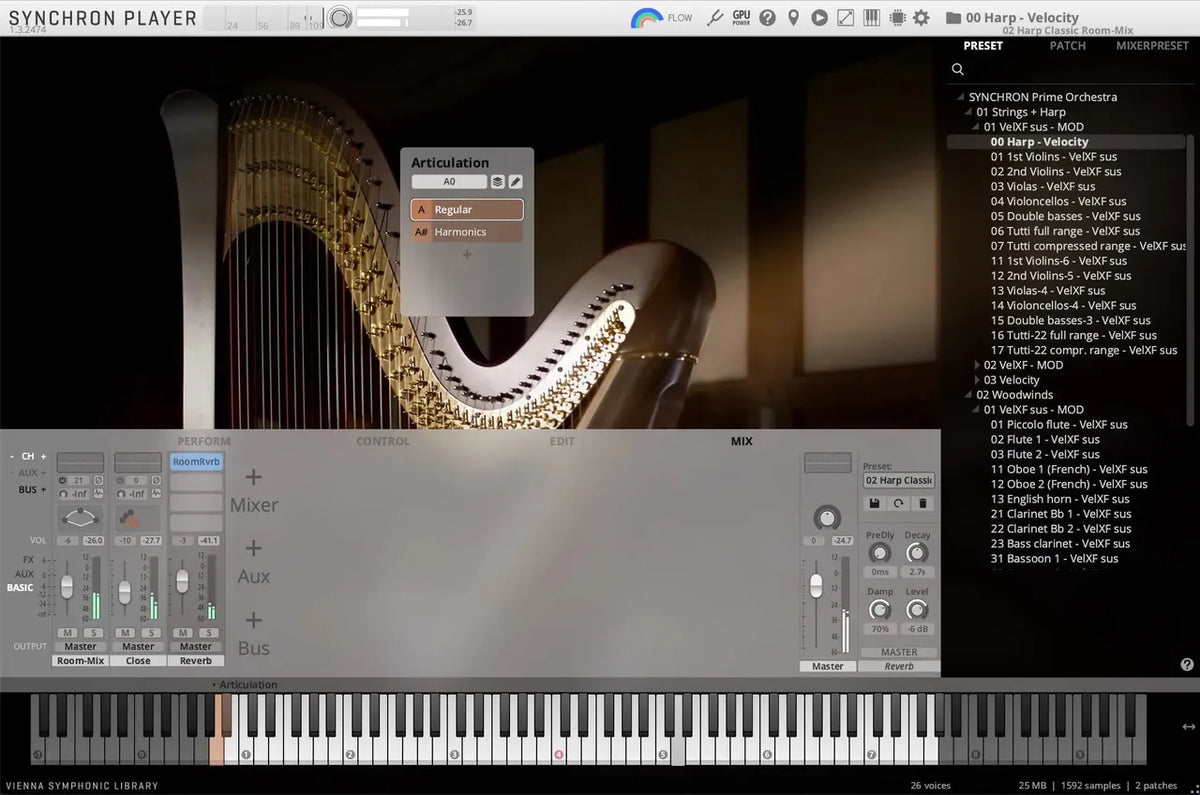 Vienna Synchron Prime Harp