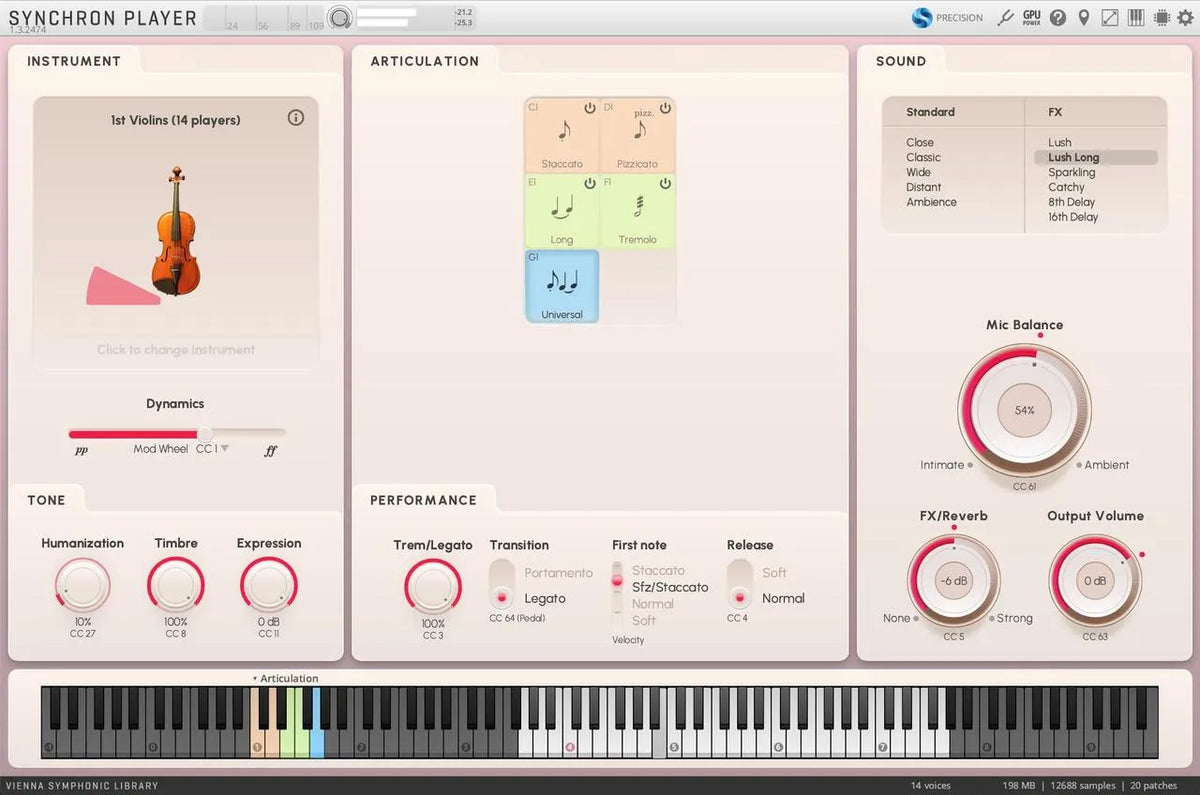 Vienna Synchron Prime Strings I - Large String Ensembles