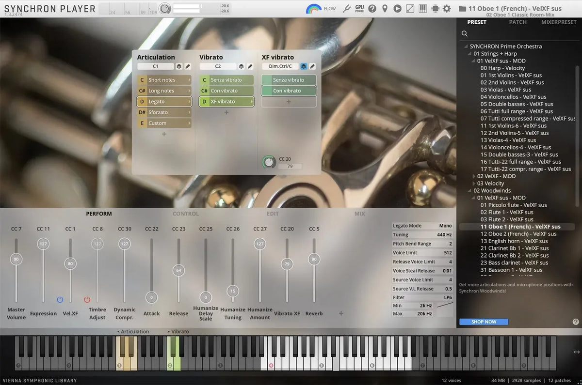 Vienna Synchron Prime Woodwinds