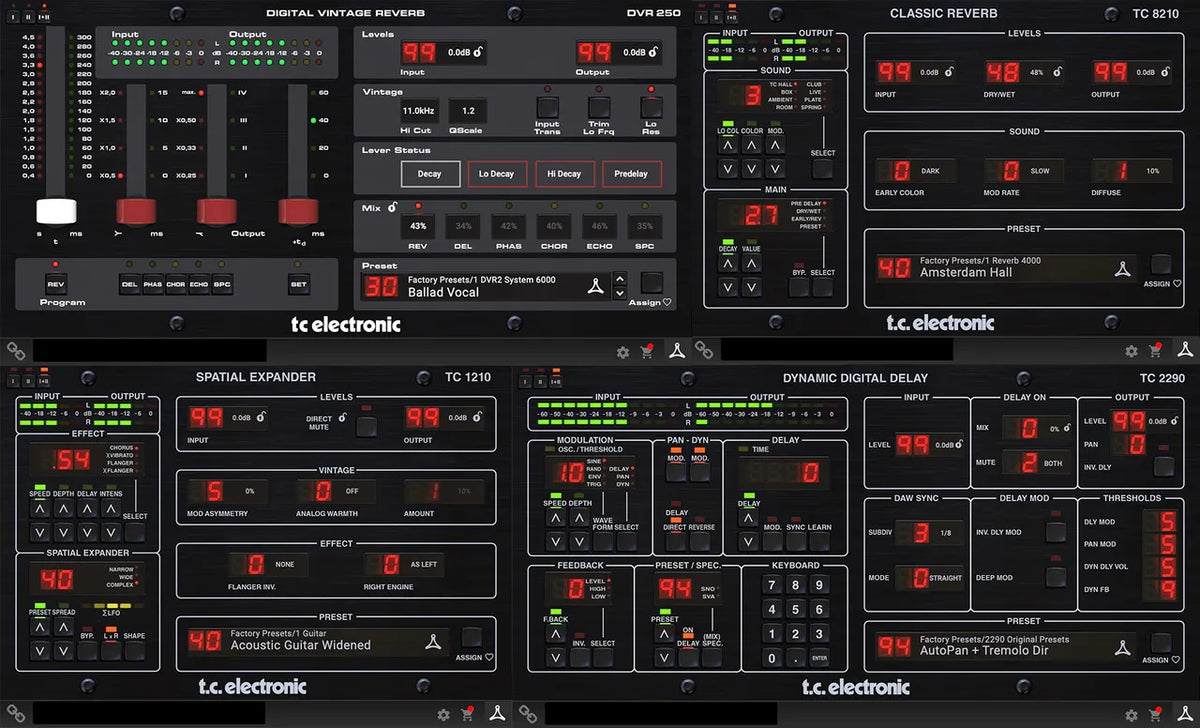 TC Electronic Icon Series Legacy Native Bundle