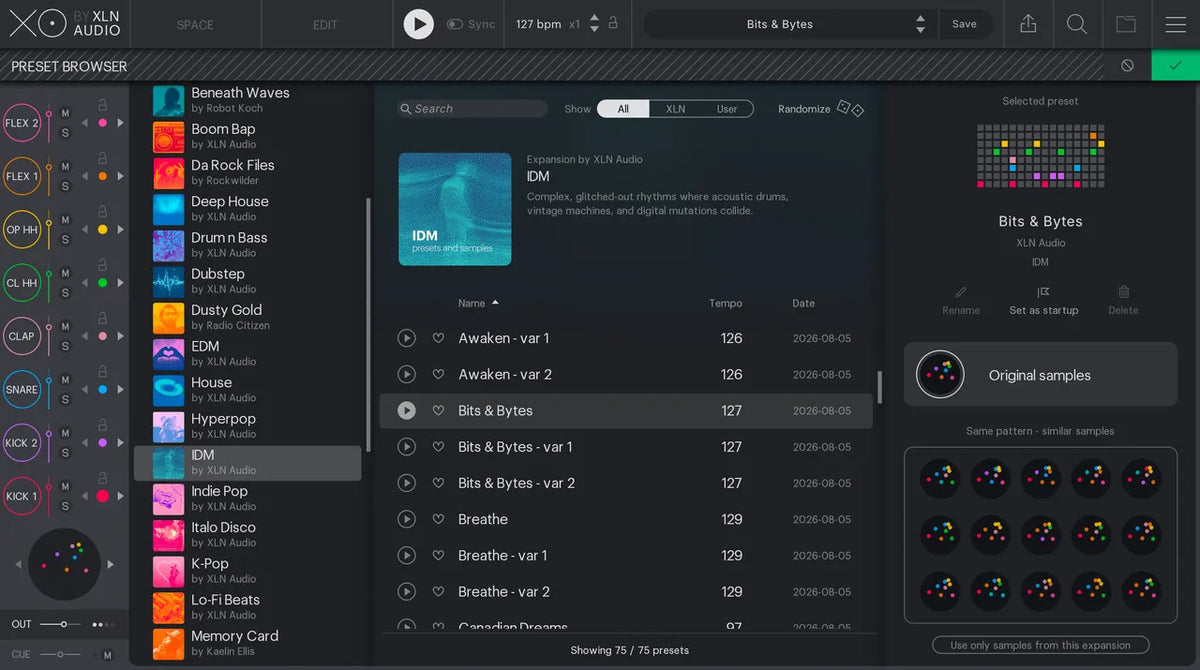 XLN Audio XO Expansion: IDM