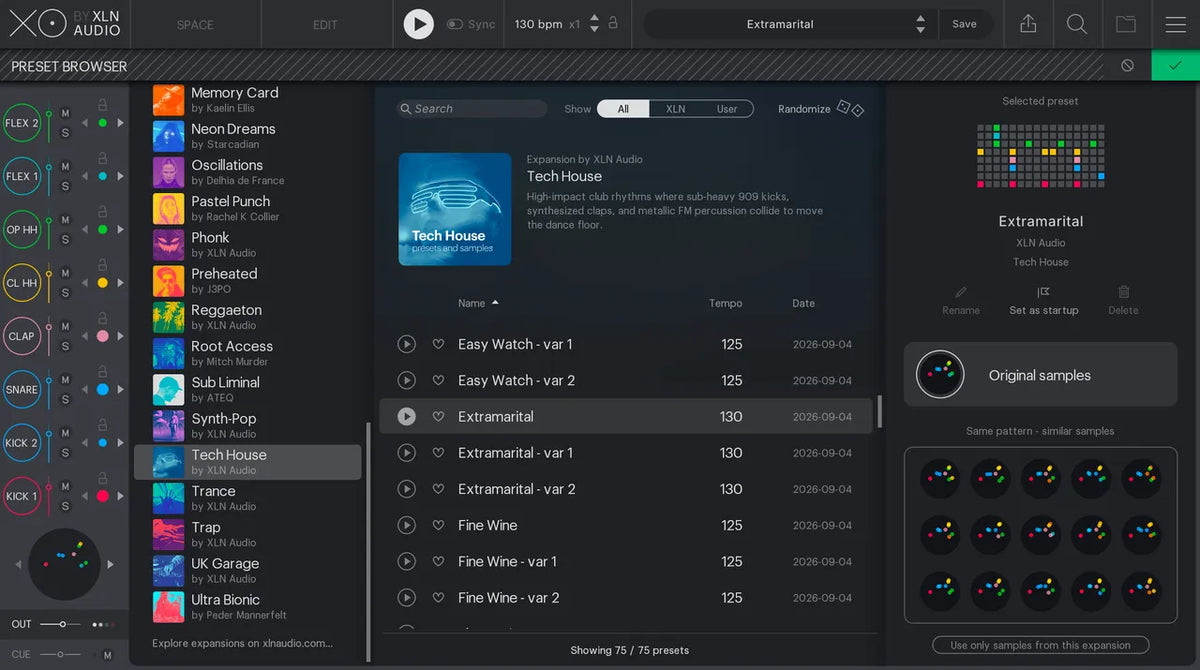 XLN Audio XO Expansion: Tech House