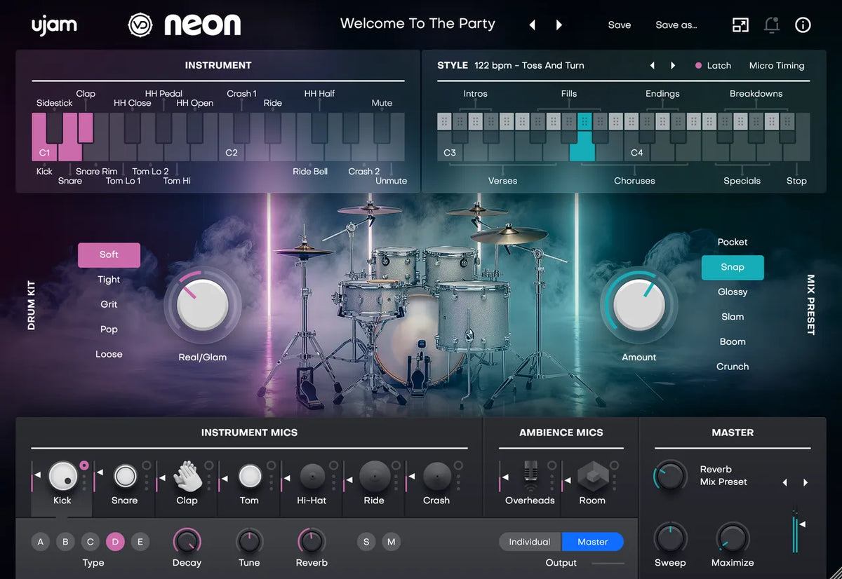 UJAM Virtual Drummer NEON Loyalty