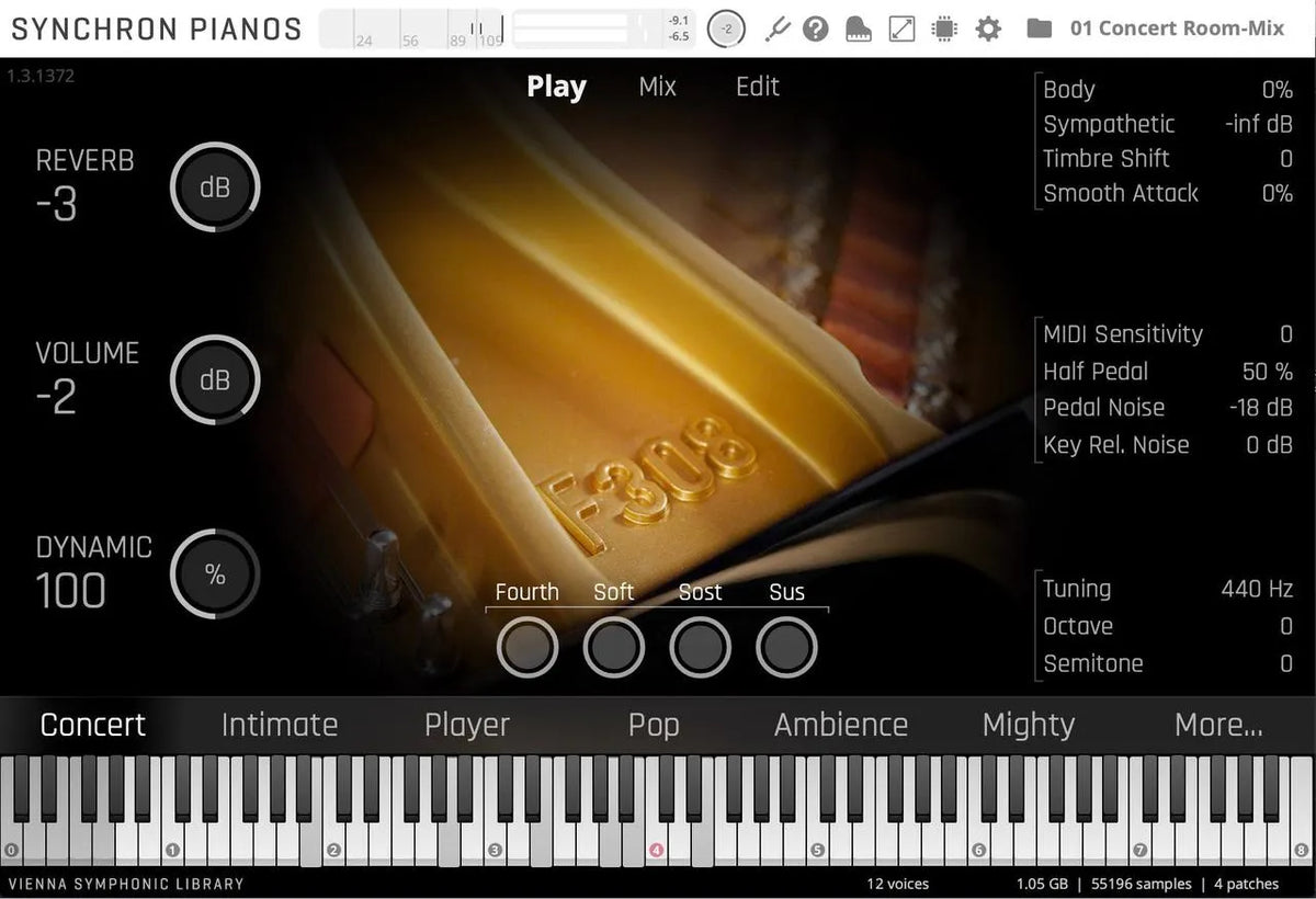 Vienna Fazioli F308 Essentials