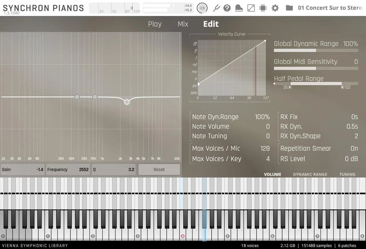 Vienna Studio Concert D 1887 Standard Library