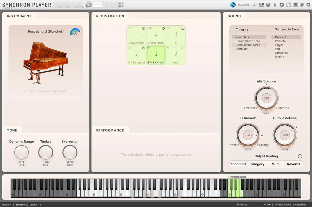Vienna Synchron Harpsichord (Blanchet) Full Library