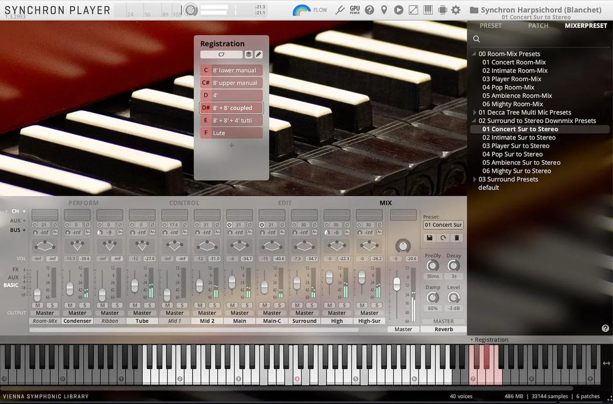 Vienna Synchron Harpsichord (Blanchet) Full Library