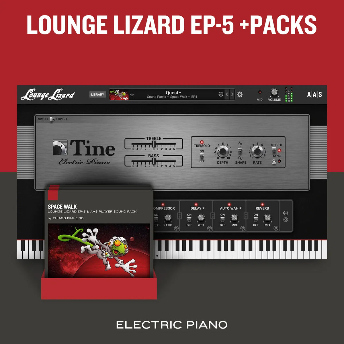 Applied Acoustics Lounge Lizard EP-5 + Packs