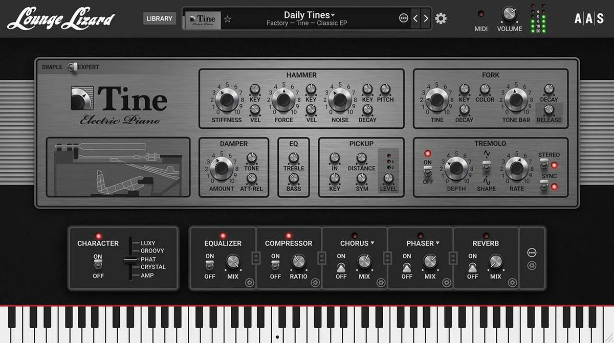 Applied Acoustics Lounge Lizard EP-5