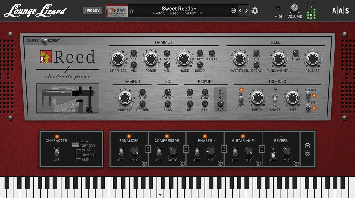 Applied Acoustics Lounge Lizard EP-5 Upgrade from EP-4