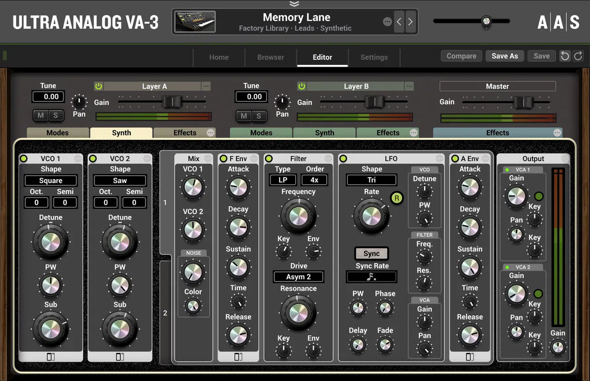 Applied Acoustics Ultra Analog VA-3