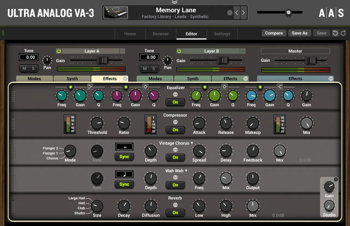 Applied Acoustics Ultra Analog VA-3