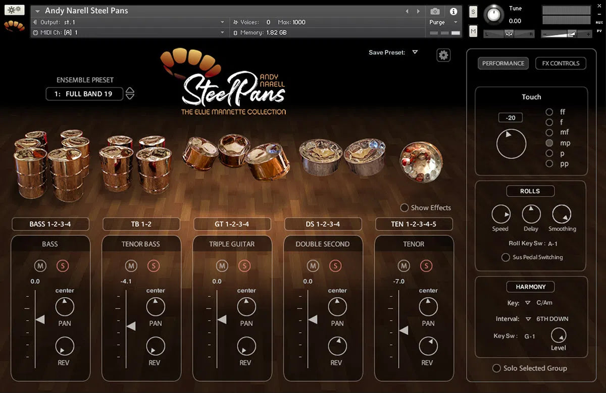 ILIO Andy Narell Steel Pans - The Ellie Mannette Collection