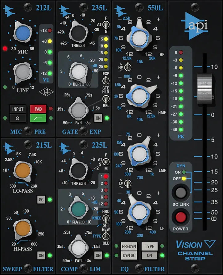 Universal Audio API Vision Channel Strip