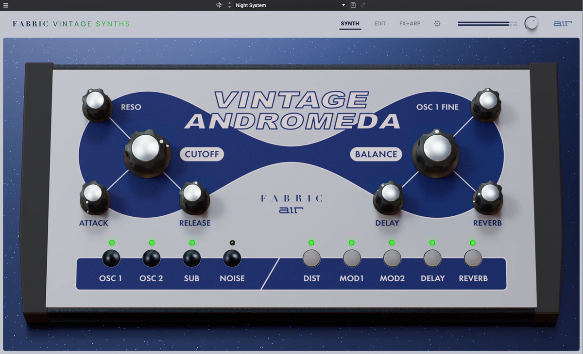 AIR Fabric Vintage Andromeda