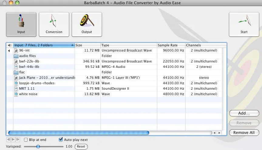 Audio Ease BarbaBatch