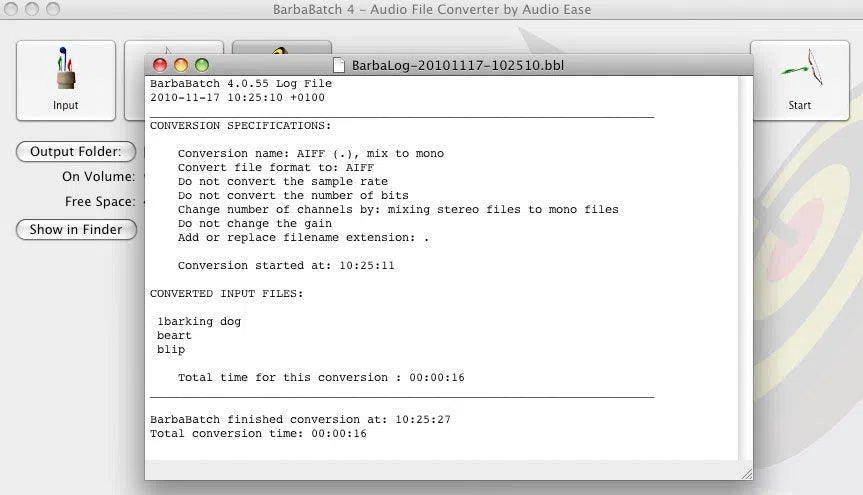 Audio Ease BarbaBatch