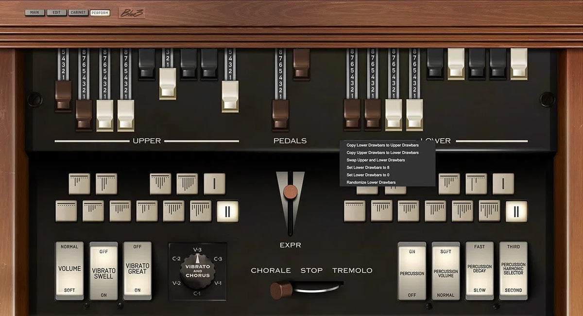 Cherry Audio Blue3 Tonewheel Organ