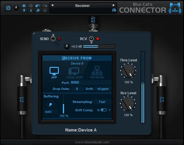 Blue Cat Audio Connector
