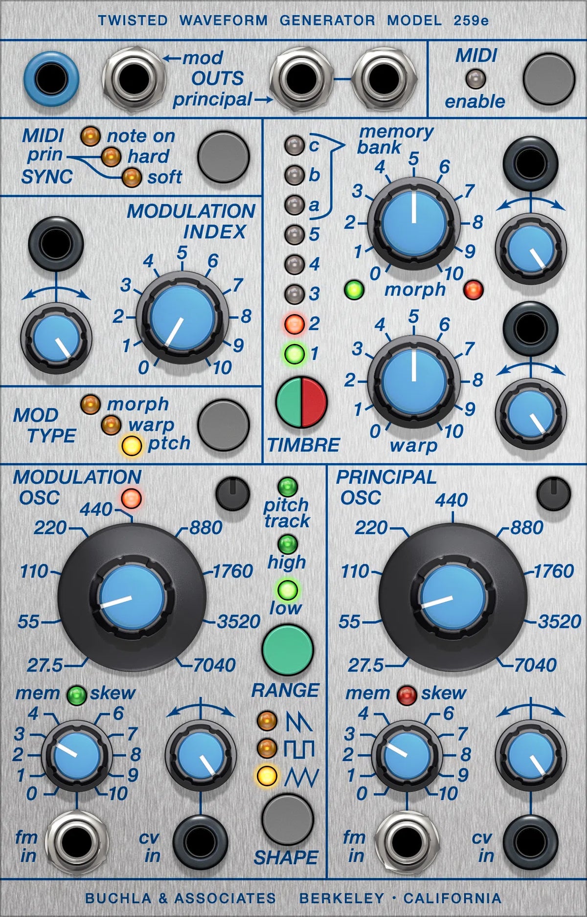 Softube Buchla 259e Twisted Waveform Generator