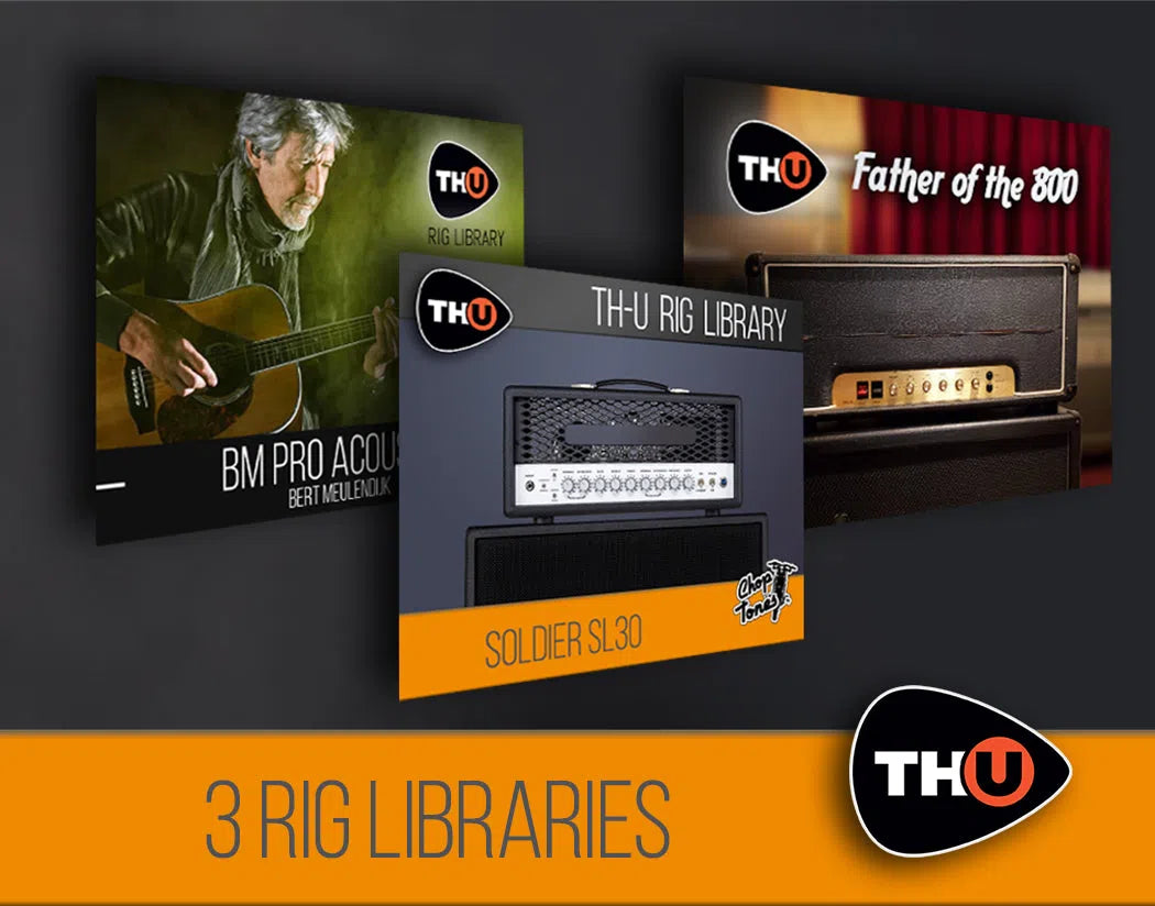 Overloud TH-U Bundle of 3 Rig Libraries