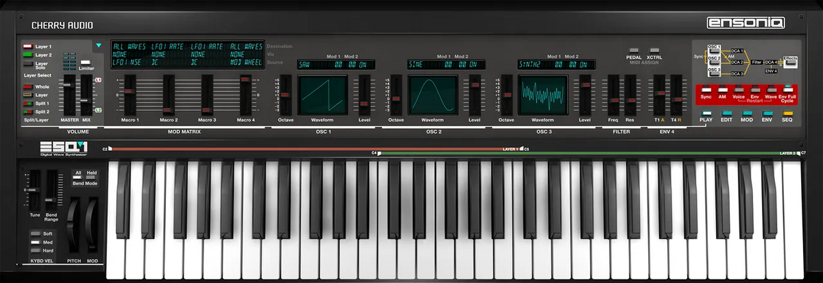 Cherry Audio Ensoniq ESQ-1