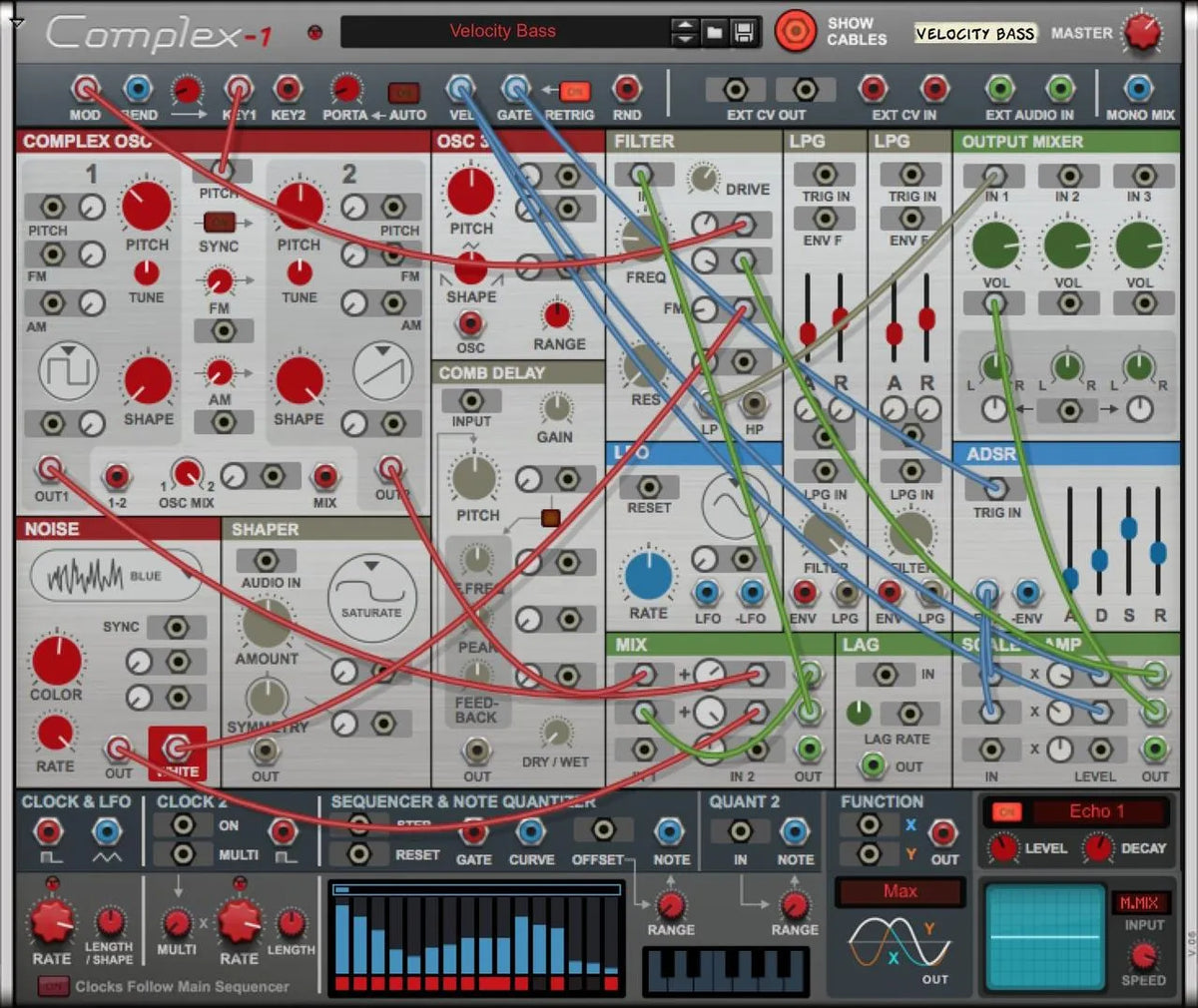 Reason Studios Complex-1 Modular Synthesizer