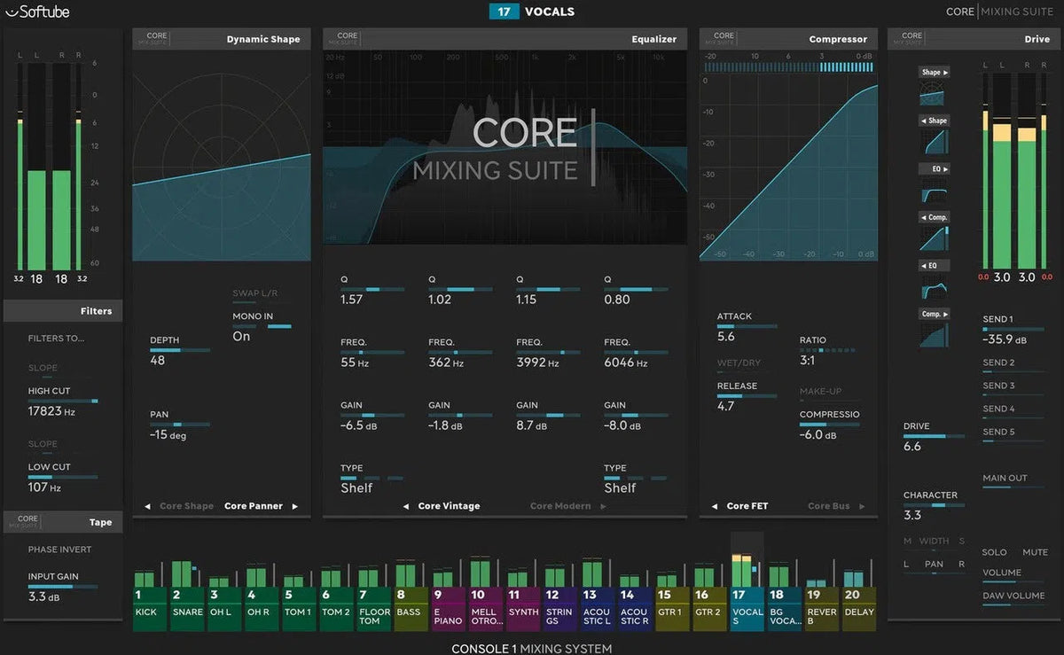 Softube Console 1 Core Mixing Suite