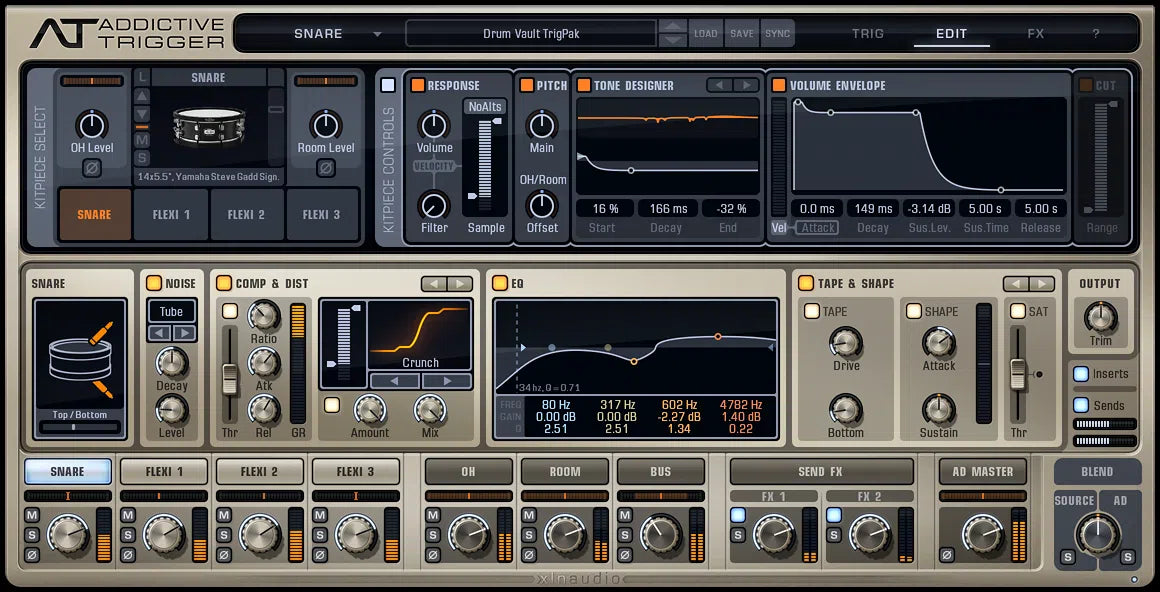 XLN Audio Addictive Trigger: Drum Vault TrigPak