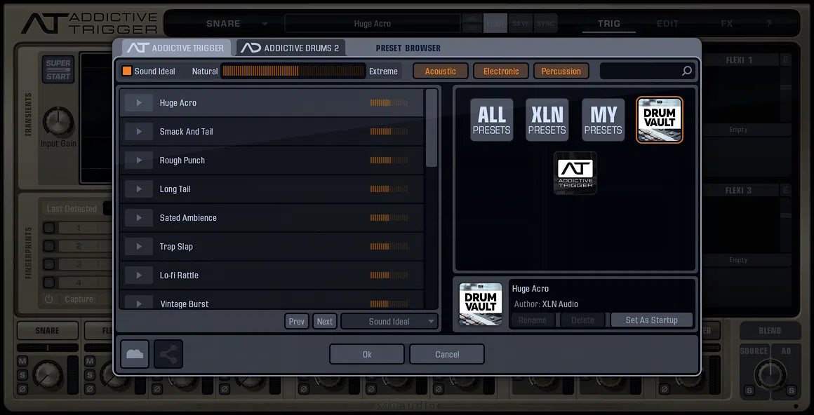 XLN Audio Addictive Trigger: Drum Vault TrigPak