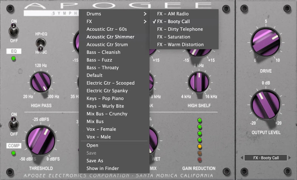 Apogee Symphony ECS Channel Strip