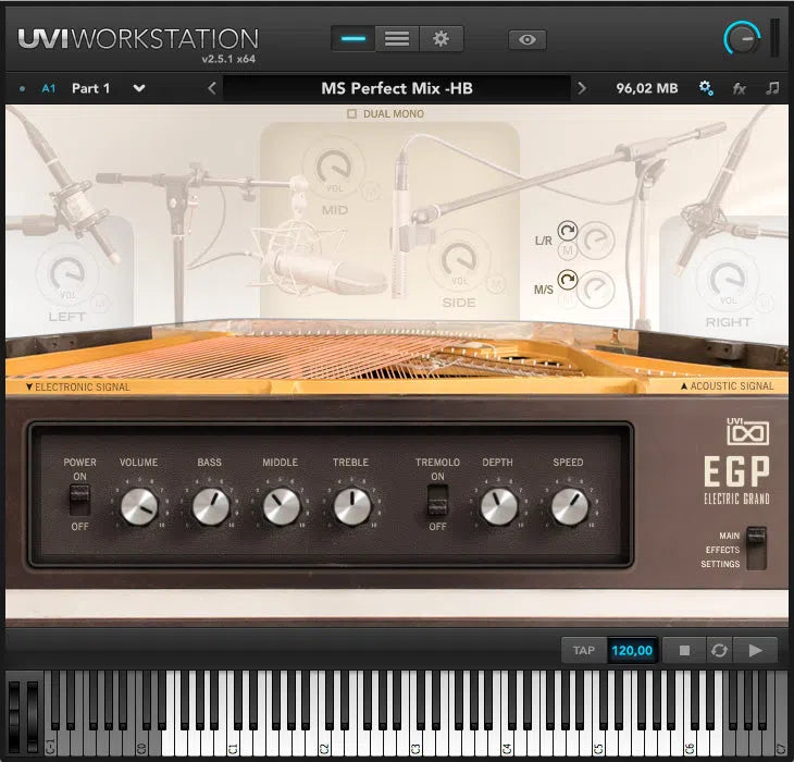 UVI EGP Hybrid Electric Grand Piano