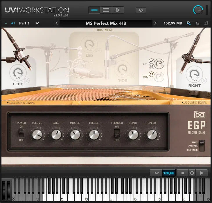 UVI EGP Hybrid Electric Grand Piano